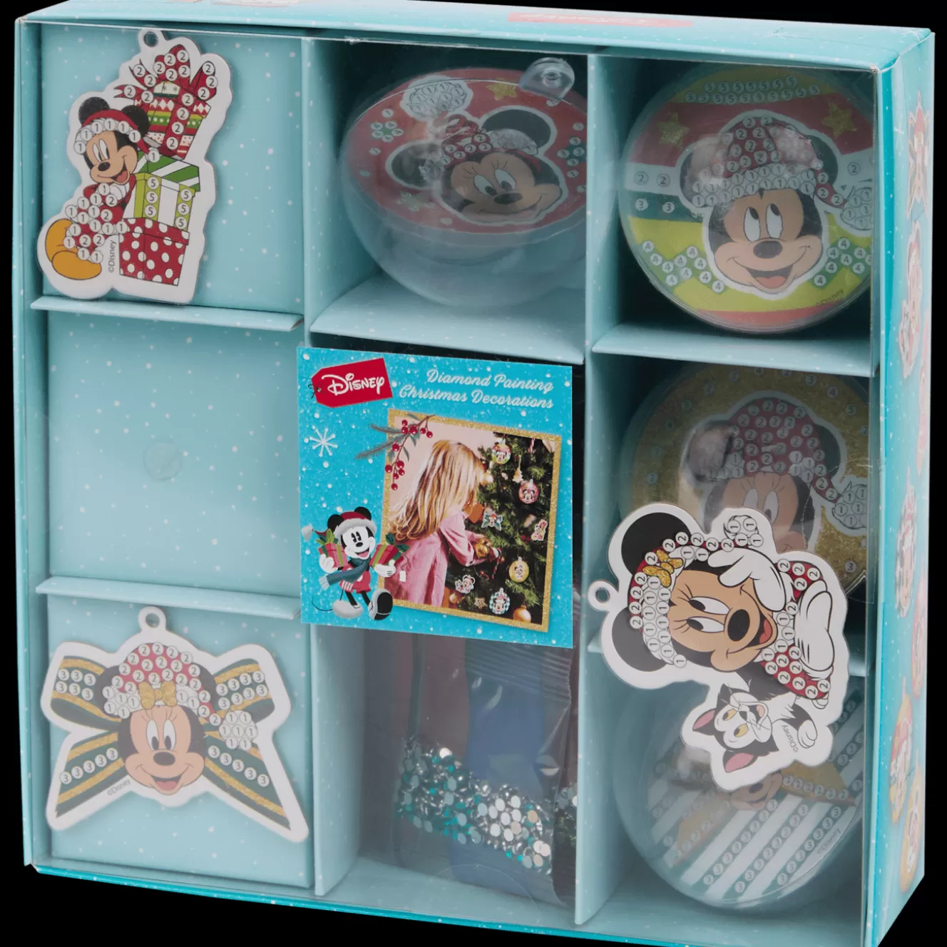 Action Disney diamond painting kerstballen