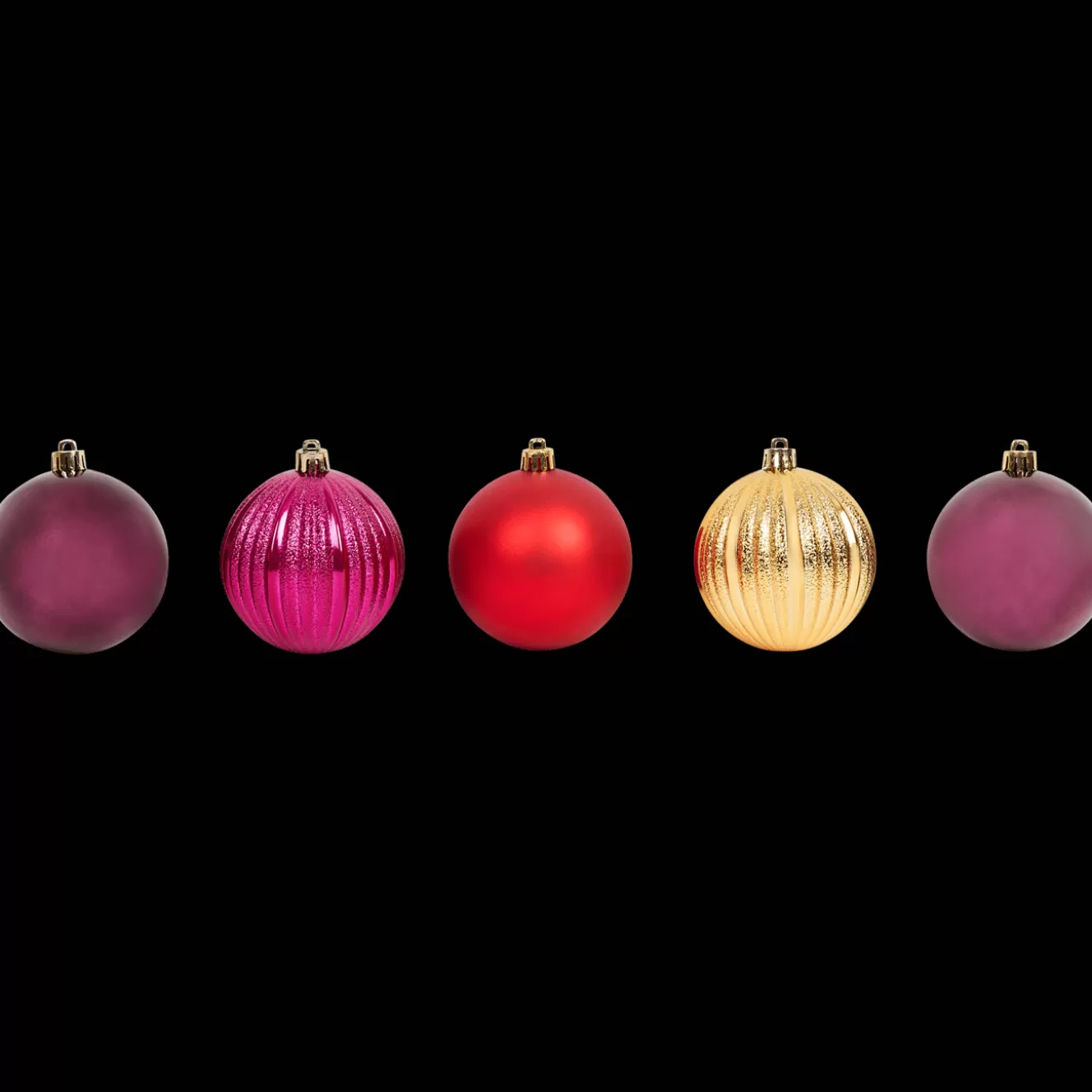 Action Kunststof kerstballen