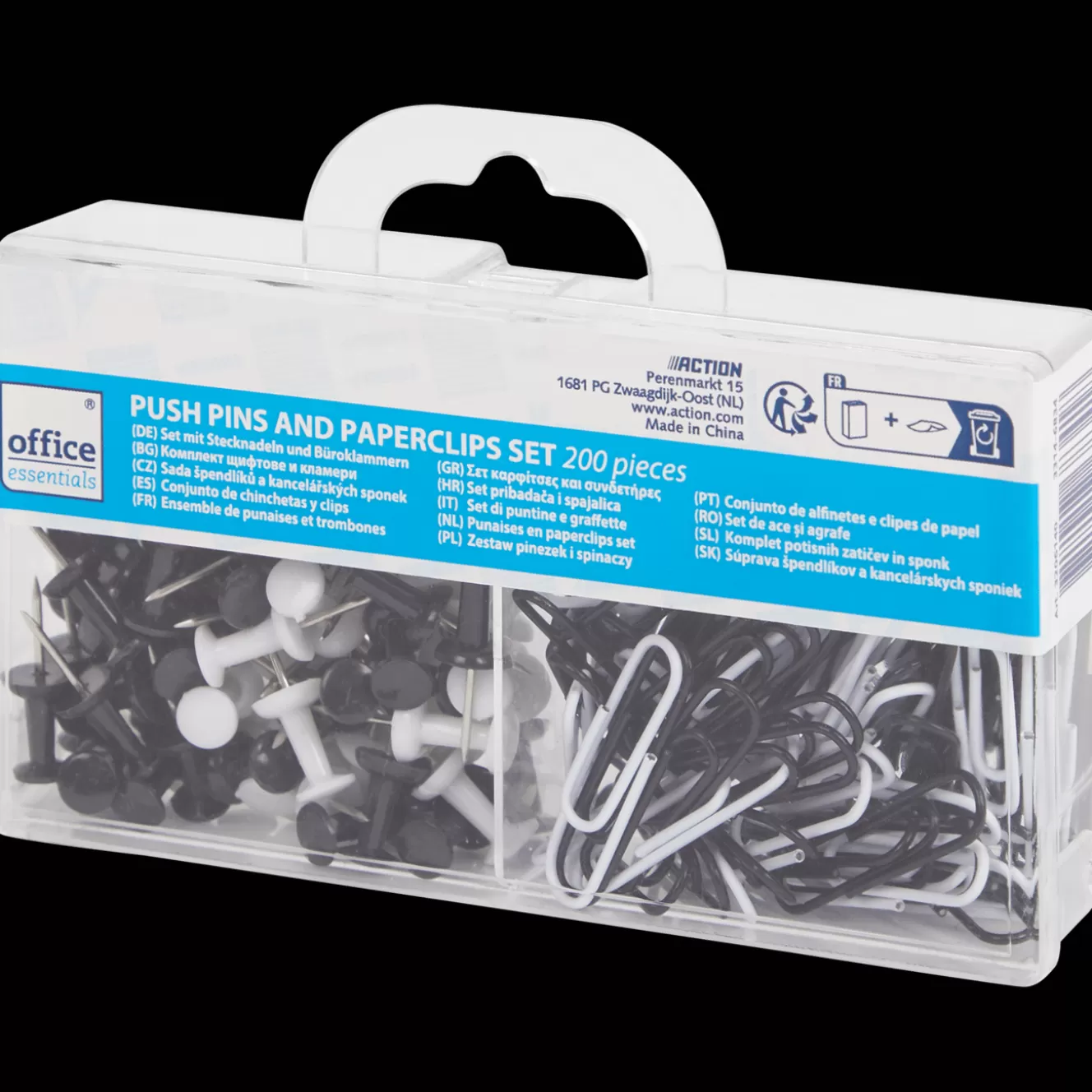 Office Essentials punaise- en paperclipset