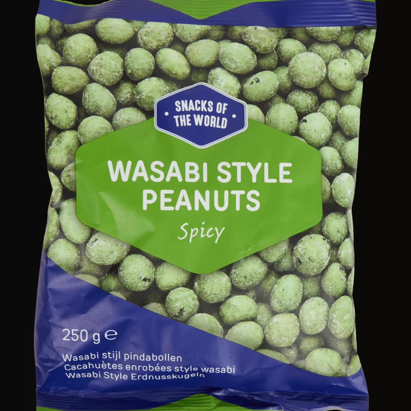 Action Snacks of the World wasabistijl pinda's