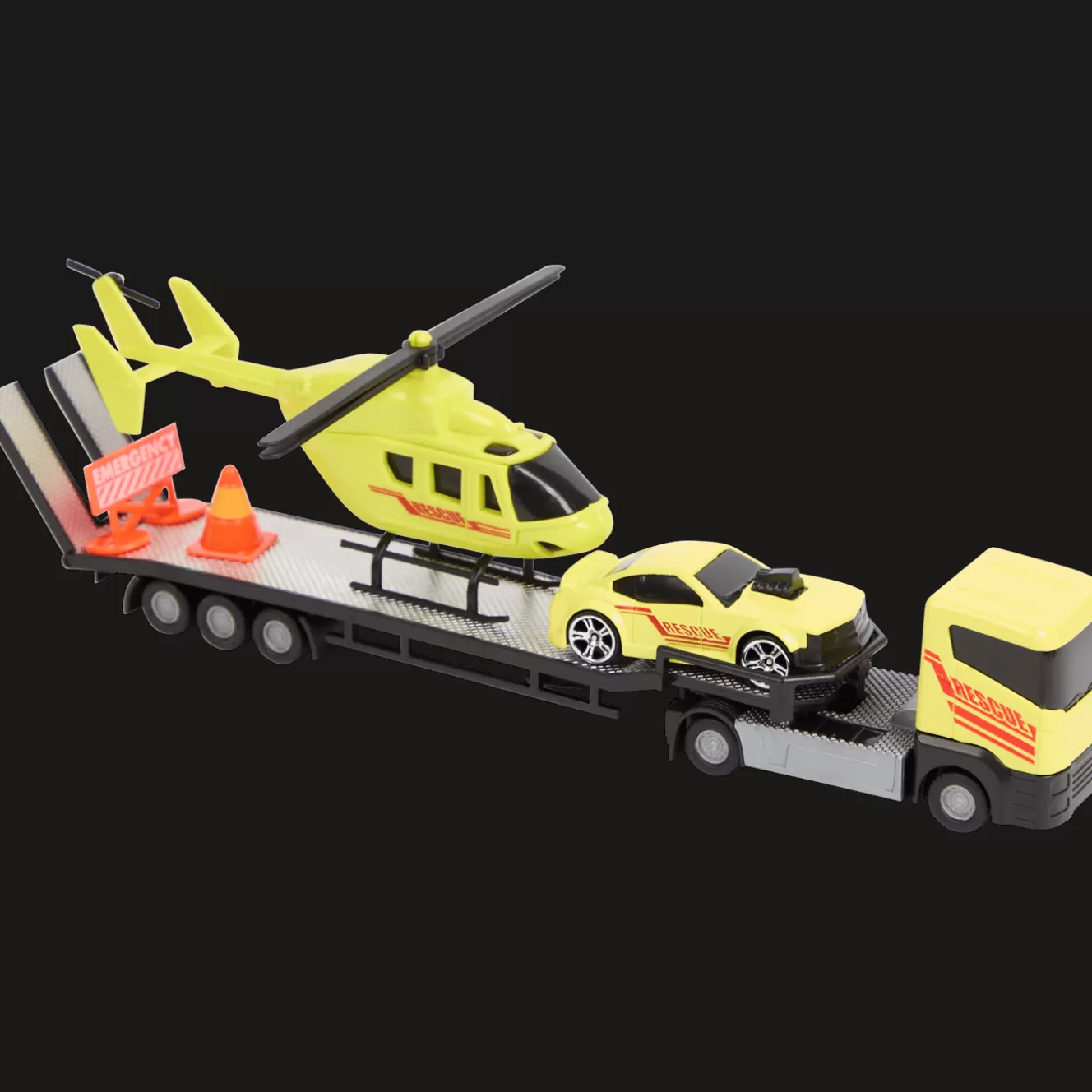 Action Teamsterz vrachtwagen met oplegger