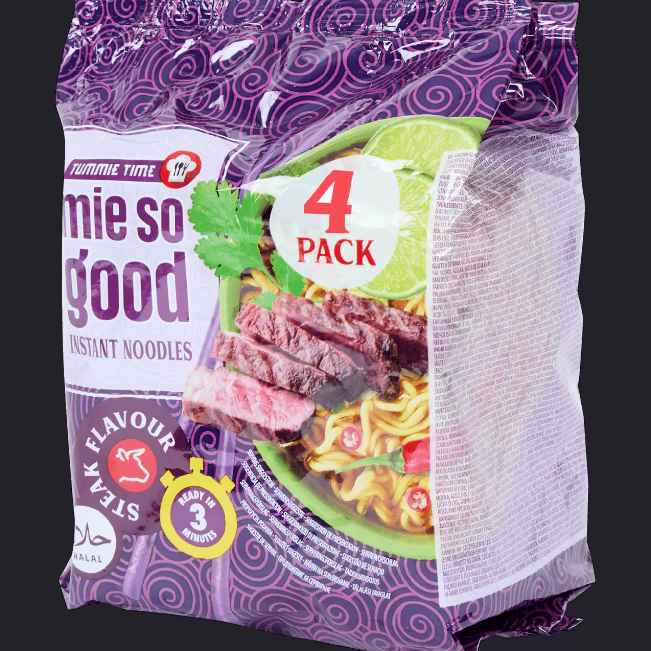 Action Tummie Time instant noedels Rund